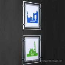 OEM 12V led outdoor retail Retailing window advertising acrylic parts displays